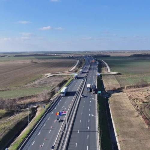 România ridică restricțiile de viteză pe autostrada de la PTF Nădlac 2