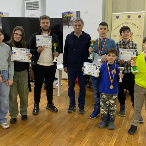 Festival de șah la Brăila, cu sportivi din Galați pe podium