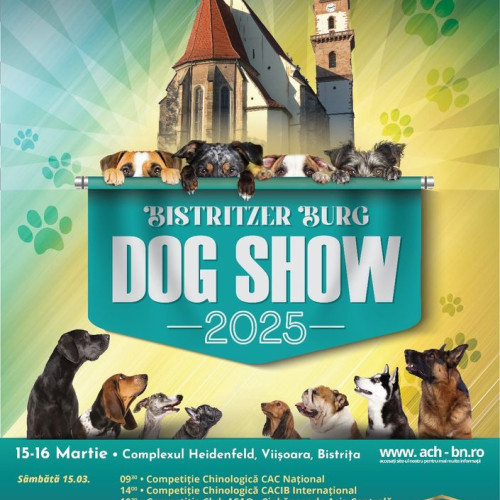 Câinii de rasă competiție la Bistritzer Burg Dog Show