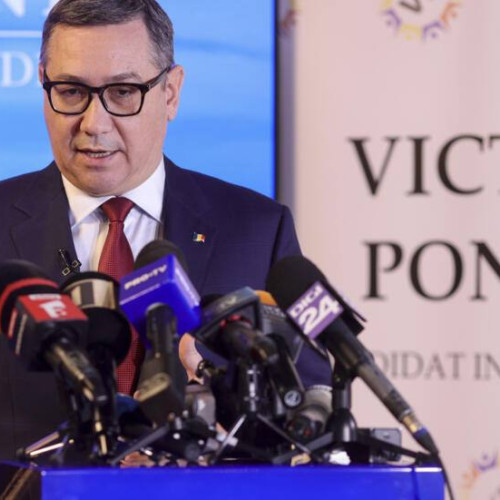 Victor Ponta își depune candidatura pentru funcția de Președinte al României