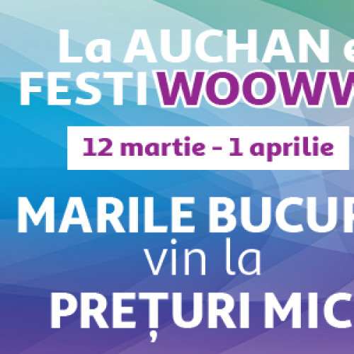 Auchan sărbătorește patru ani de MyCLUB cu reduceri mari