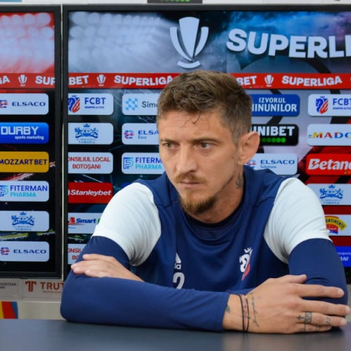 Alin Seroni, suspendat după eliminarea din meciul cu Unirea Slobozia