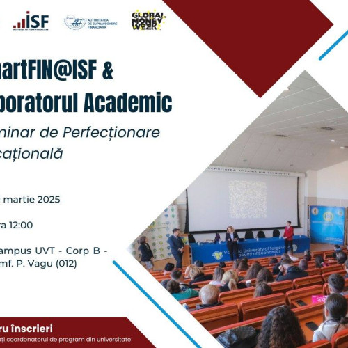 Seminarul de Perfecționare Profesională SmartFIN@ISF la Universitatea "Valahia"