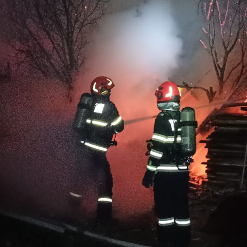Incendiu pe Strada Viilor din Alba Iulia