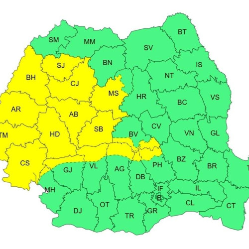 Avertizare de vânt intensificat în județul Dâmbovița