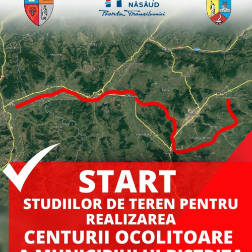 Studiile de teren pentru centura ocolitoare a Bistriței au început