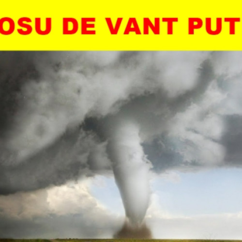 Cod rosu de vant puternic la inaltimi mari