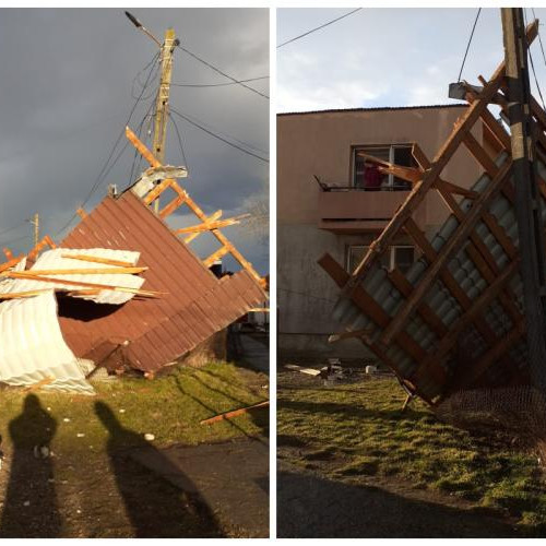 Vântul face ravagii în județul Cluj