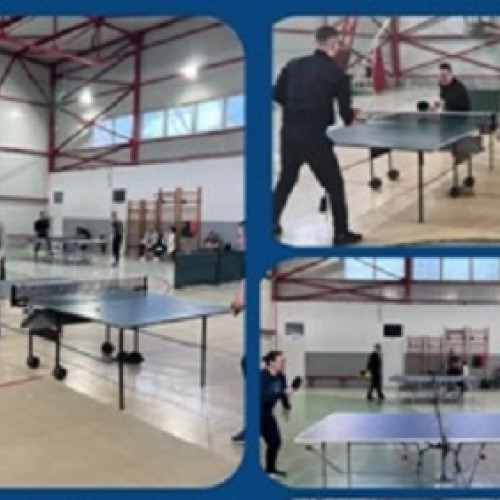 Polițiștii maramureșeni promovează sportul și camaraderia printr-o competiție de tenis de masă