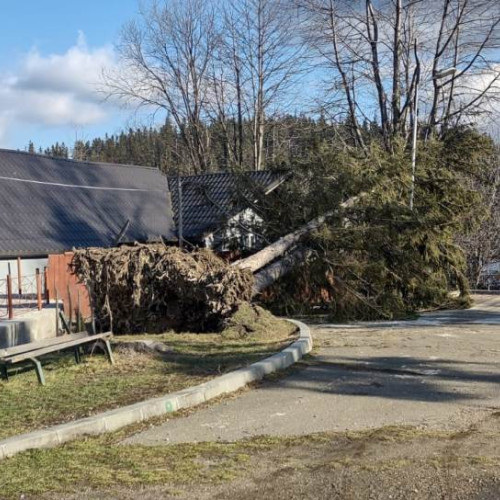 Pompierii din Vrancea intervin în urma fenomenelor meteo periculoase