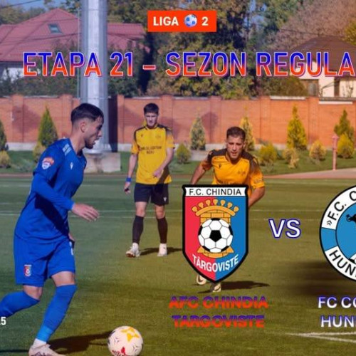 Chindia Târgoviște joacă cu Corvinul Hunedoara sâmbătă pe stadionul „Eugen Popescu”