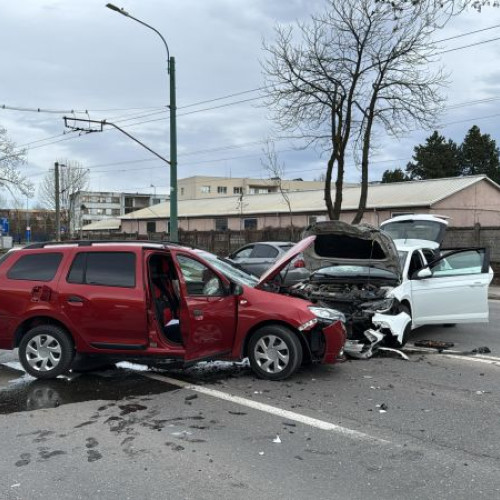 Accident rutier în zona Petrom din Triaj