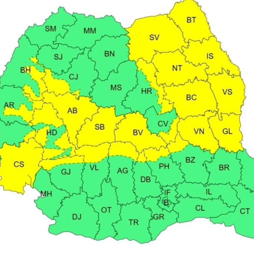 Alerte meteo pentru zona montană a județului Dâmbovița