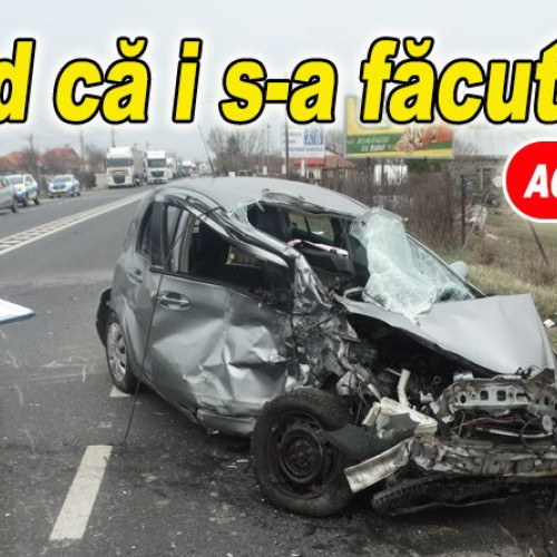 Accident grav pe E85 la Spataru