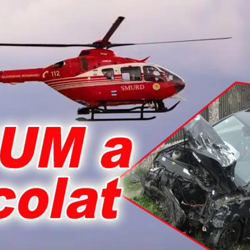 Elicopter SMURD decolează de la Buzău pentru un transfer medical de urgență