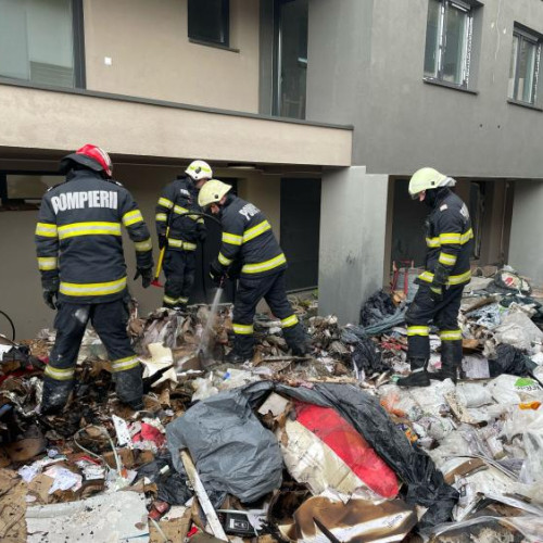 Incendiu pe strada Eftimie Murgu, prevăzut cu intervenție rapidă a pompierilor
