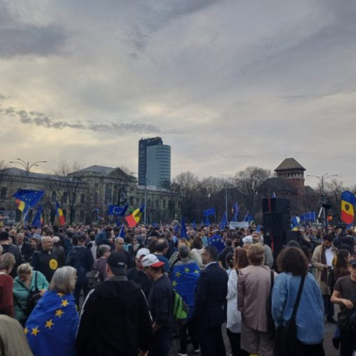 Mitingul "EuRo Manifest" în Piața Victoriei