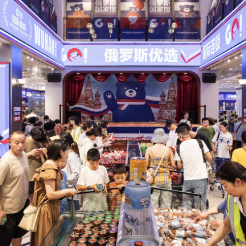 Creșterea magazinelor cu produse rusești în China