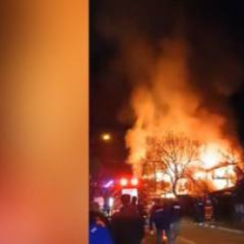 Incendiu devastator într-un club de noapte din Kocani, Macedonia de Nord