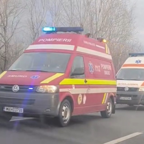 Accident rutier în localitatea Bălteni
