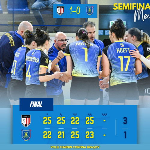 Rezultatele semifinalelor din voleiul feminin