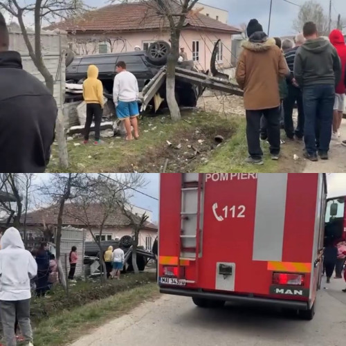 Accident fatal în urma răsturnării unei mașini