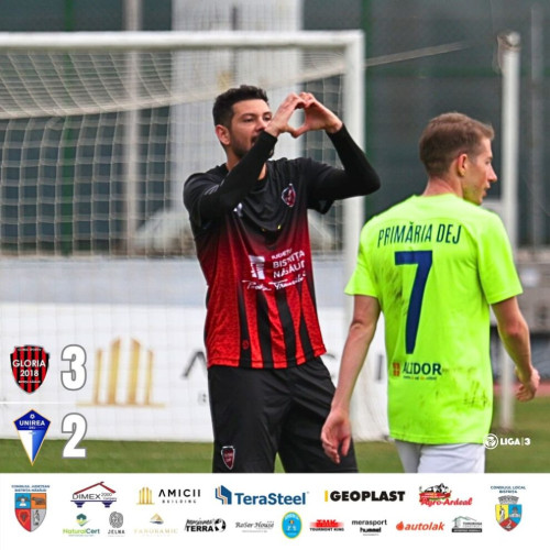 Gloria Bistrița câștigă dramatic în fața Unirii Dej