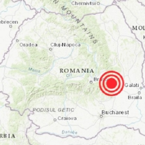 Cutremur de 3,1 grade în Vrancea, Romania