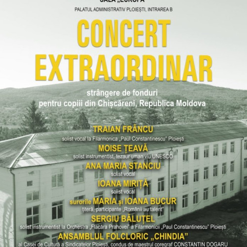 Concert extraordinar de strângere de fonduri în Ploiești