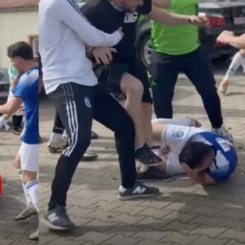 Violente în timpul unui meci de fotbal la Miercurea Sibiului