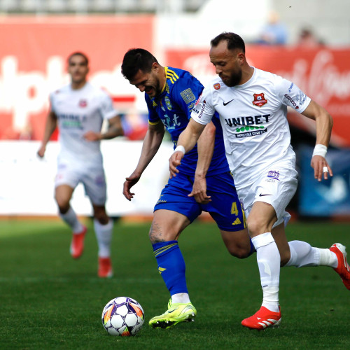 FC Hermannstadt și Unirea Slobozia încep play-out-ul cu o remiză