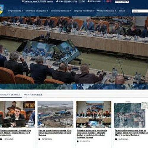 Sucevenii pot scrie președintelui CJ Suceava prin noul site