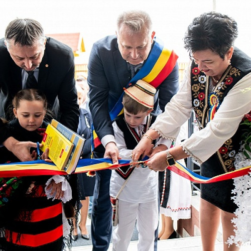 Inaugurarea unei noi grădinițe în comuna Apa, Satu Mare