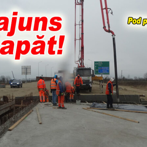 Progrese la podul peste râul Buzău