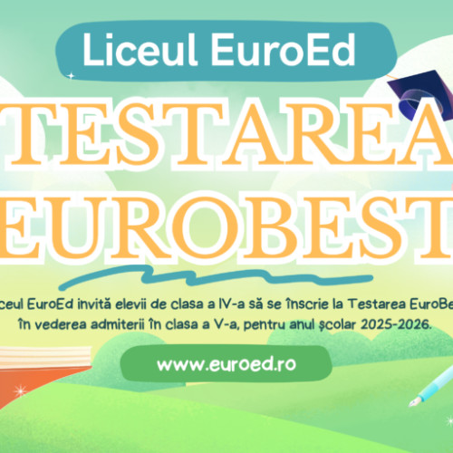 Liceul EuroEd deschide admiterea pentru clasa a V-a, an școlar 2025-2026