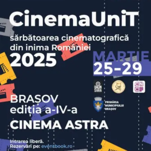 Festivalul de film românesc CinemaUniT 2025 va avea loc la Brașov