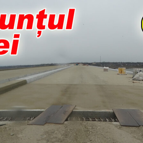 Moment important în construcția podului de pe autostrada A7