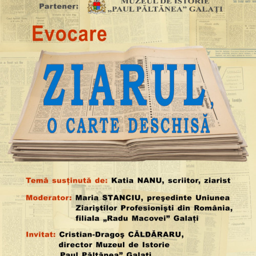 Eveniment dedicat istoriei presei la Galați