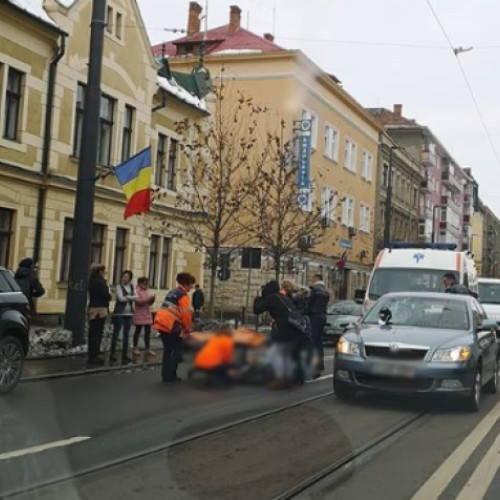 Accident rutier pe strada Horea din Cluj-Napoca