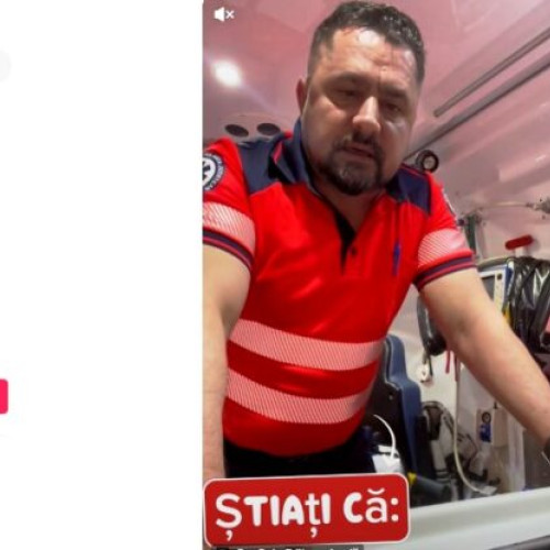Serviciul de Ambulanță Județean Vrancea utilizează TikTok pentru a informa populația