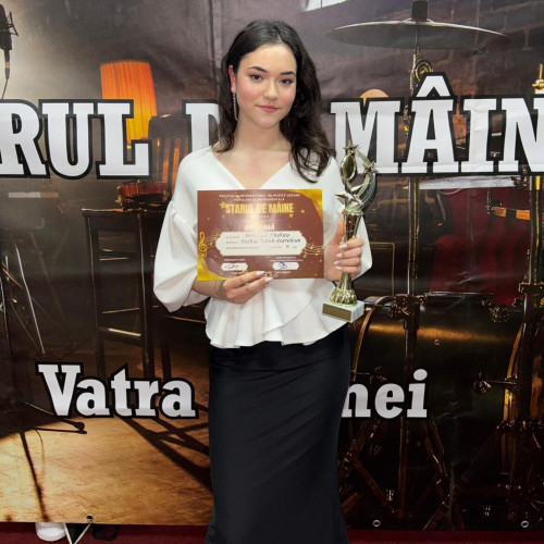 Tiana Cilibiu câștigă Marele Trofeu la Festivalul "Starul de Maine"