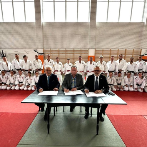 Semnarea unui memorandum pentru dezvoltarea educației sportive în judo