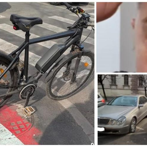Clujean cu ochiul vanat, accident în timp ce pedala pe o pistă