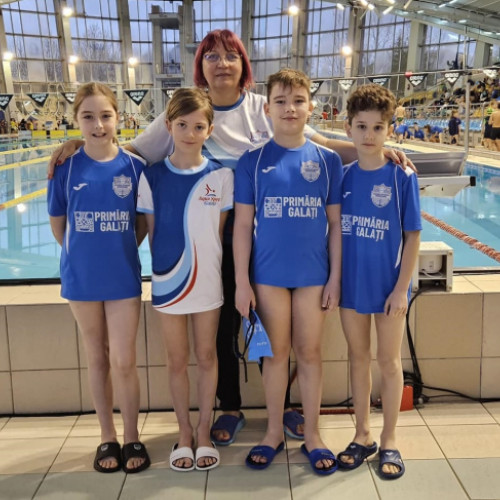 Sportivii galateni obțin rezultate remarcabile în competiții de natatie și tenis