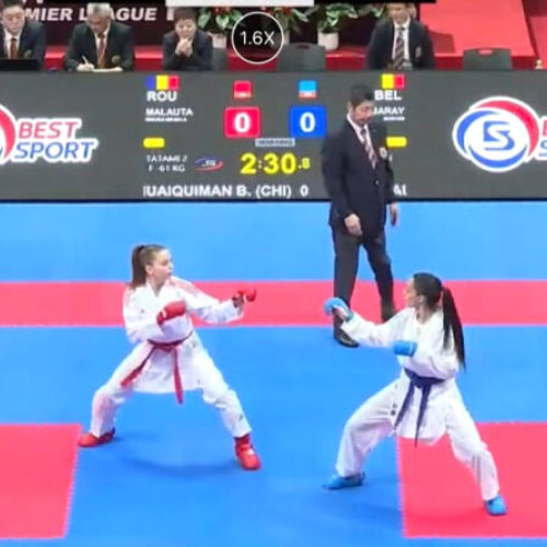 Miruna Malauta strălucește la concursul &quot;Karate1 Premier League&quot; din China