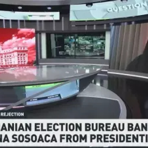 Diana Sosoaca protestează la Russia Today, acuzând lipsa de democrație