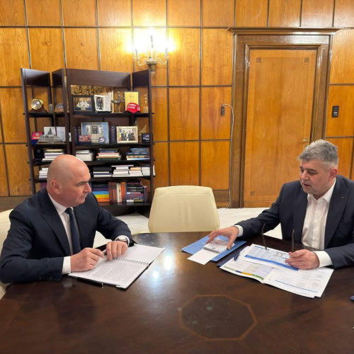 Consultări între președintele interimar Ilie Bolojan și premierul Marcel Ciolacu înaintea Consiliului European