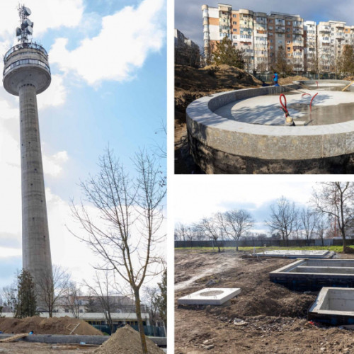 Modernizarea parcului de la Turnul TV în plină desfășurare