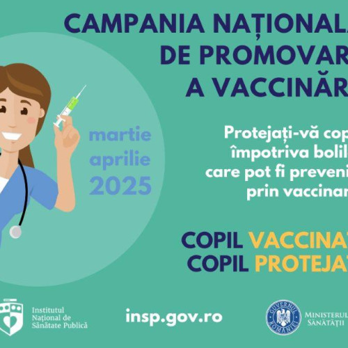 Activități de promovare a vaccinării în martie-aprilie 2025