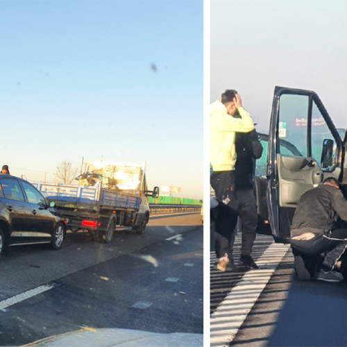 Trafic restricționat pe Autostrada A2 din cauza unui accident